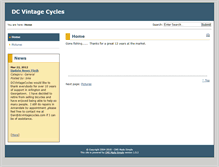 Tablet Screenshot of dcvintagecycles.com